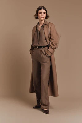 Aster Trouser (Tobacco Herringbone) | Holland Cooper