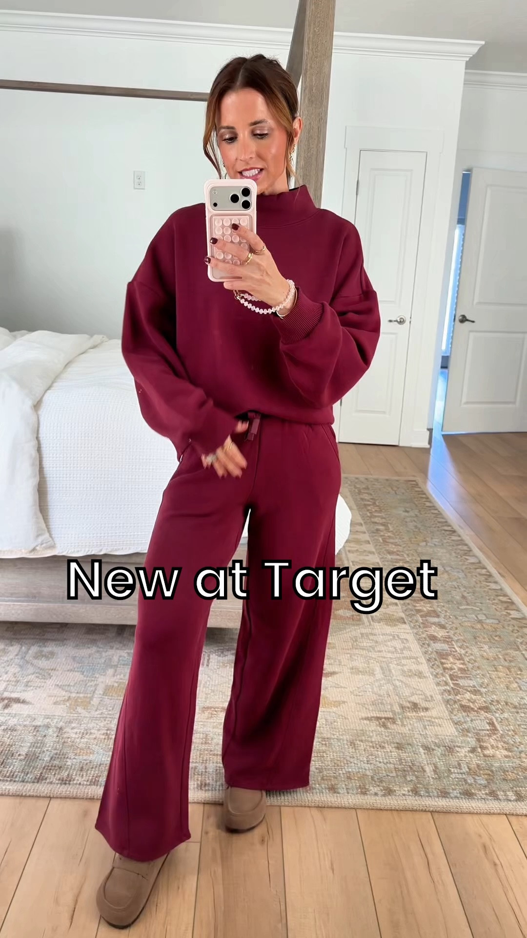 New fall arrivals from Target! Fall outfits. Fall style. Casual outfits. Mom outfits. Matching sweatpant set for lounge, travel, and everyday! Wearing XXS in both. Mockneck sweatshirt would be cute with leggings, too. 
#LTKgrwm #LTKootd #LTKPetite

#LTKTravel