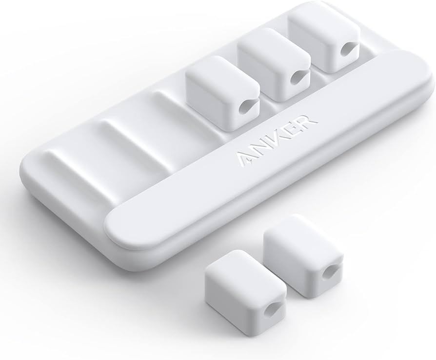 Anker Cable Management, Magnetic Cable Holder, Desktop Multipurpose Cord Keeper, 5 Clips for Ligh... | Amazon (US)