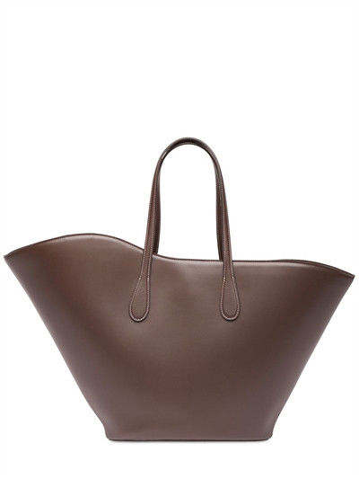 Large Open Tulip leather tote bag | Luisaviaroma
