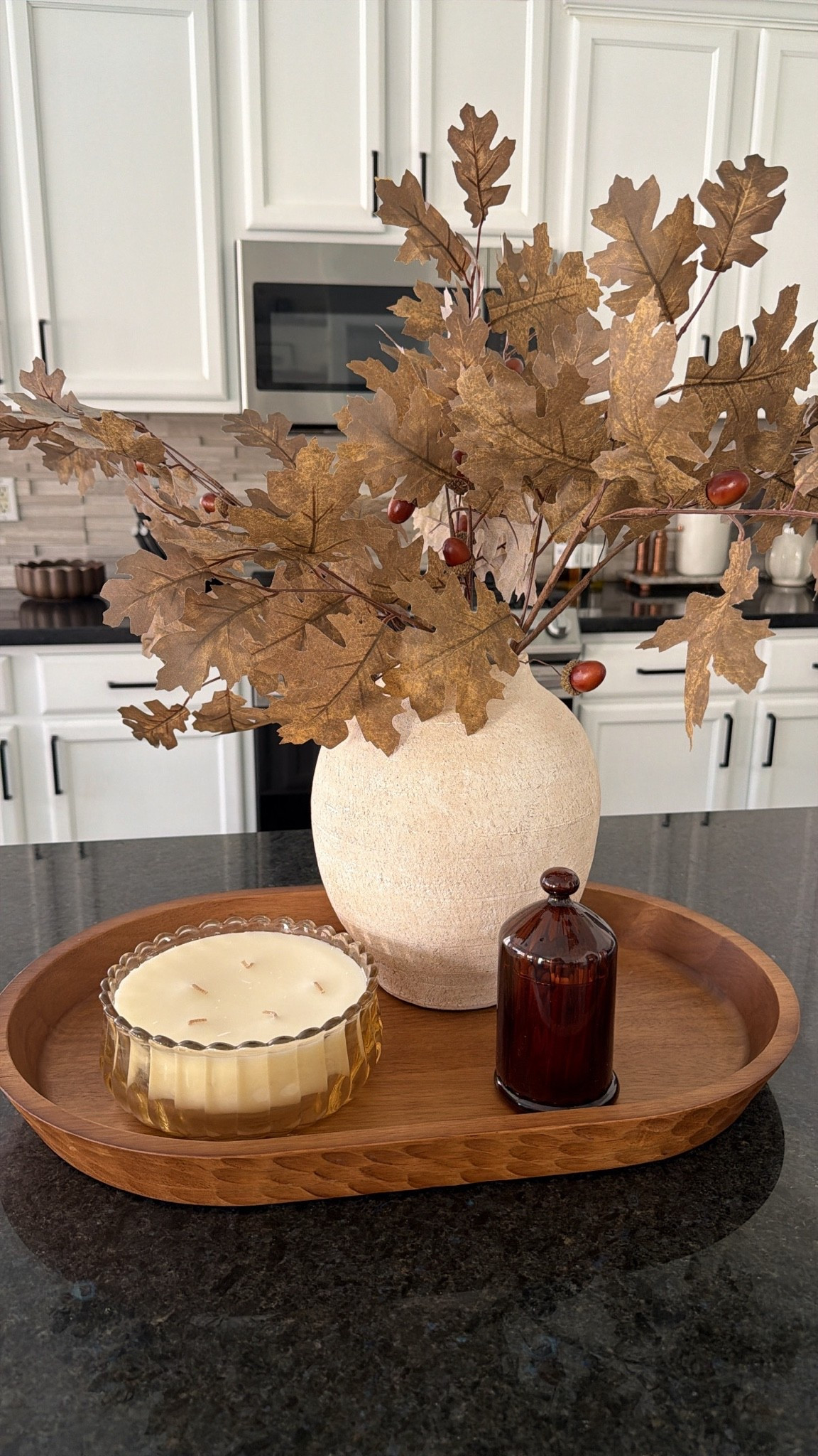 Fall decor 
Target 
fall centerpiece, faux stems, candles
Anthro dupe

#LTKSeasonal #LTKHome #LTKOver40