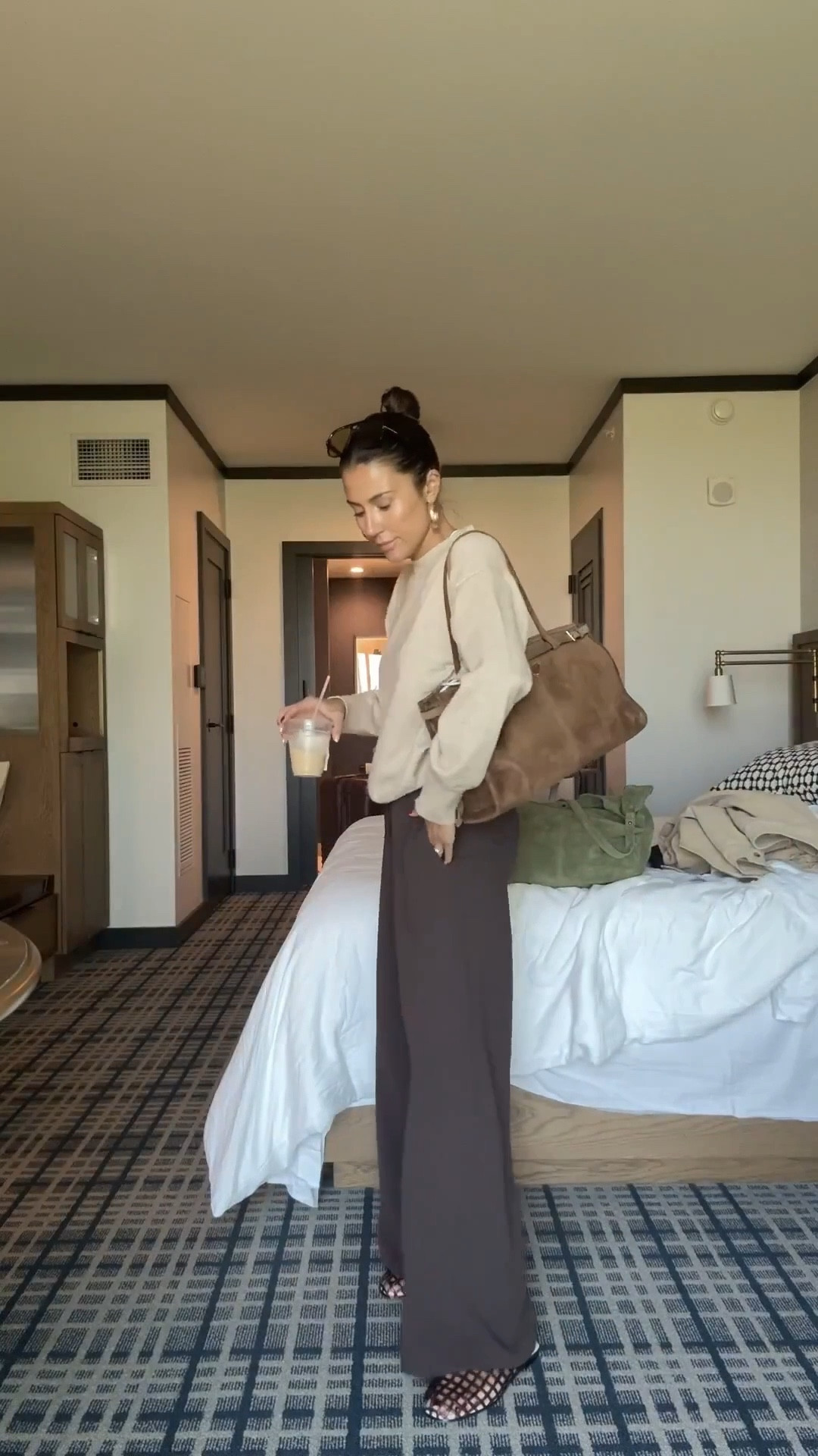 Obsessed with this travel outfit! The best travel pants from @aritzia and sweater from @amazonfashion 

Travel outfit, airport outfit, casual outfit, holiday outfit, work outfit, office outfit

#LTKFindsUnder50 #LTKHoliday #LTKTravel