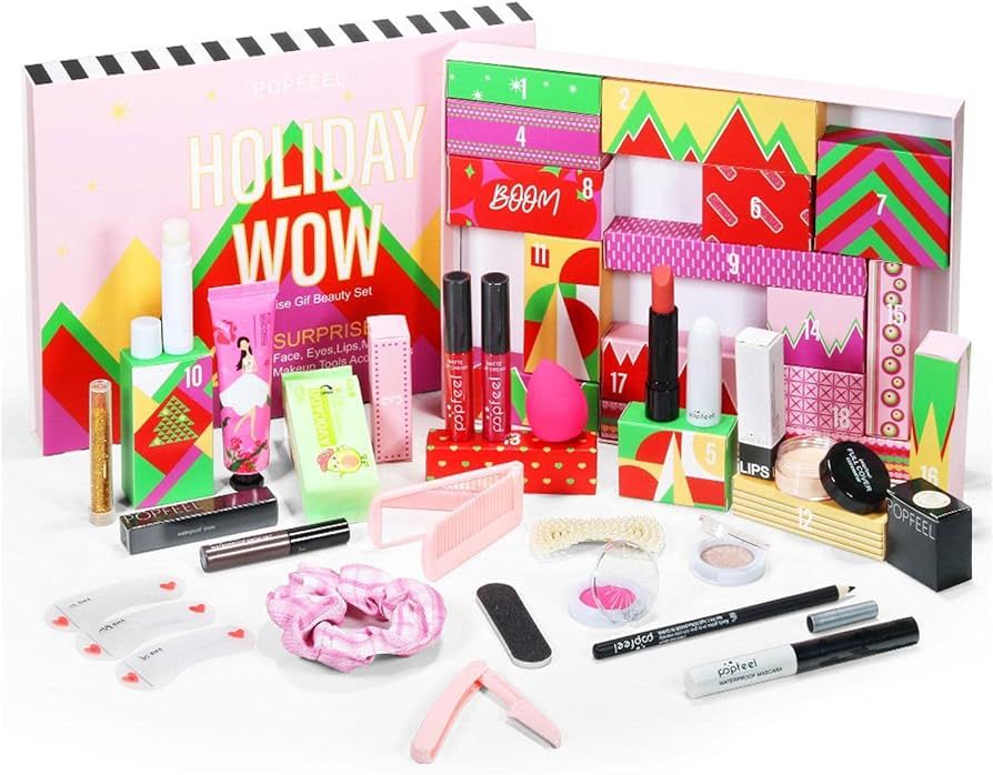 Makeup Advent Calendar 2023, 20Days Countdown Calendar Makeup Gift Boxes for Christmas New Year, ... | Amazon (US)
