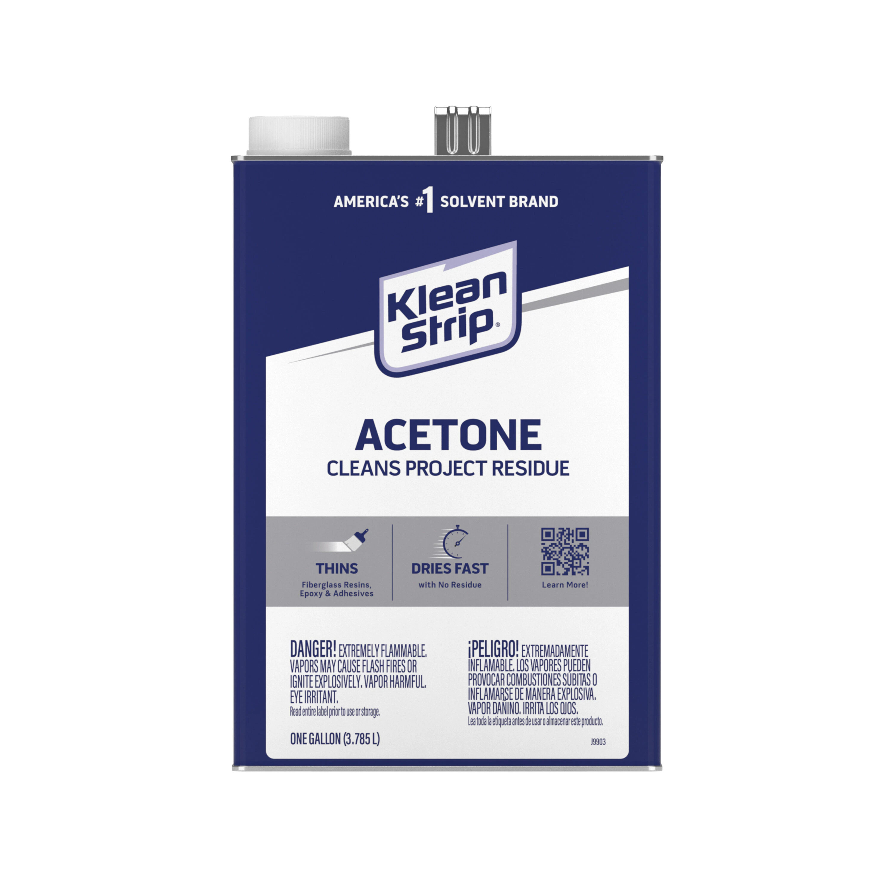 Klean Strip 128 -fl oz Fast to dissolve Acetone | GAC18 | Lowe's