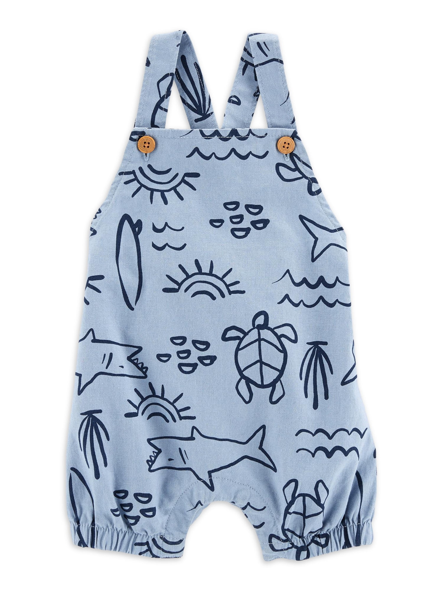 Child Of Mine By Carter's Baby Boys Shark Romper, 1-Piece, Sizes 0 Months-24 Months | Walmart (US)