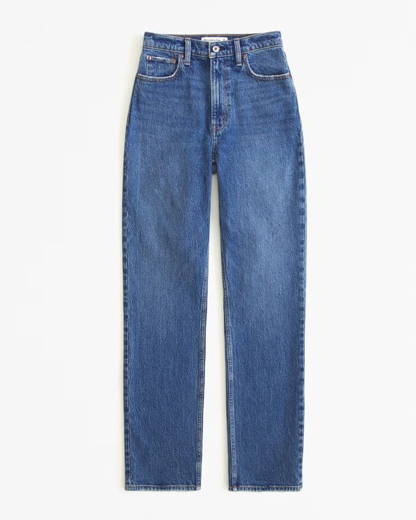 Women's Ultra High Rise 90s Straight Jean | Women's New Arrivals | Abercrombie.com | Abercrombie & Fitch (US)