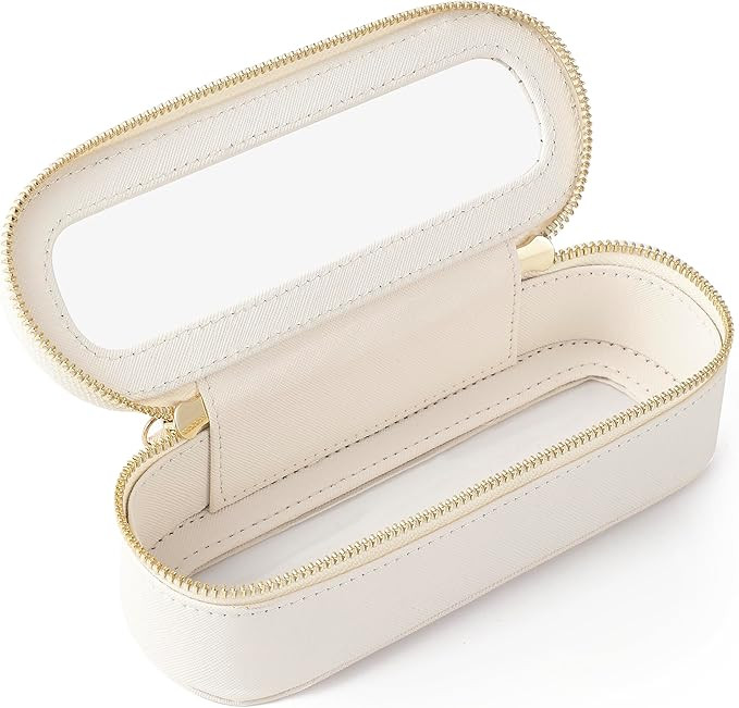 Aveniee Slim Clear Makeup Brush Bag, Small Cosmetic Brush Holder, Mini Toiletry Bag Travel Case f... | Amazon (US)