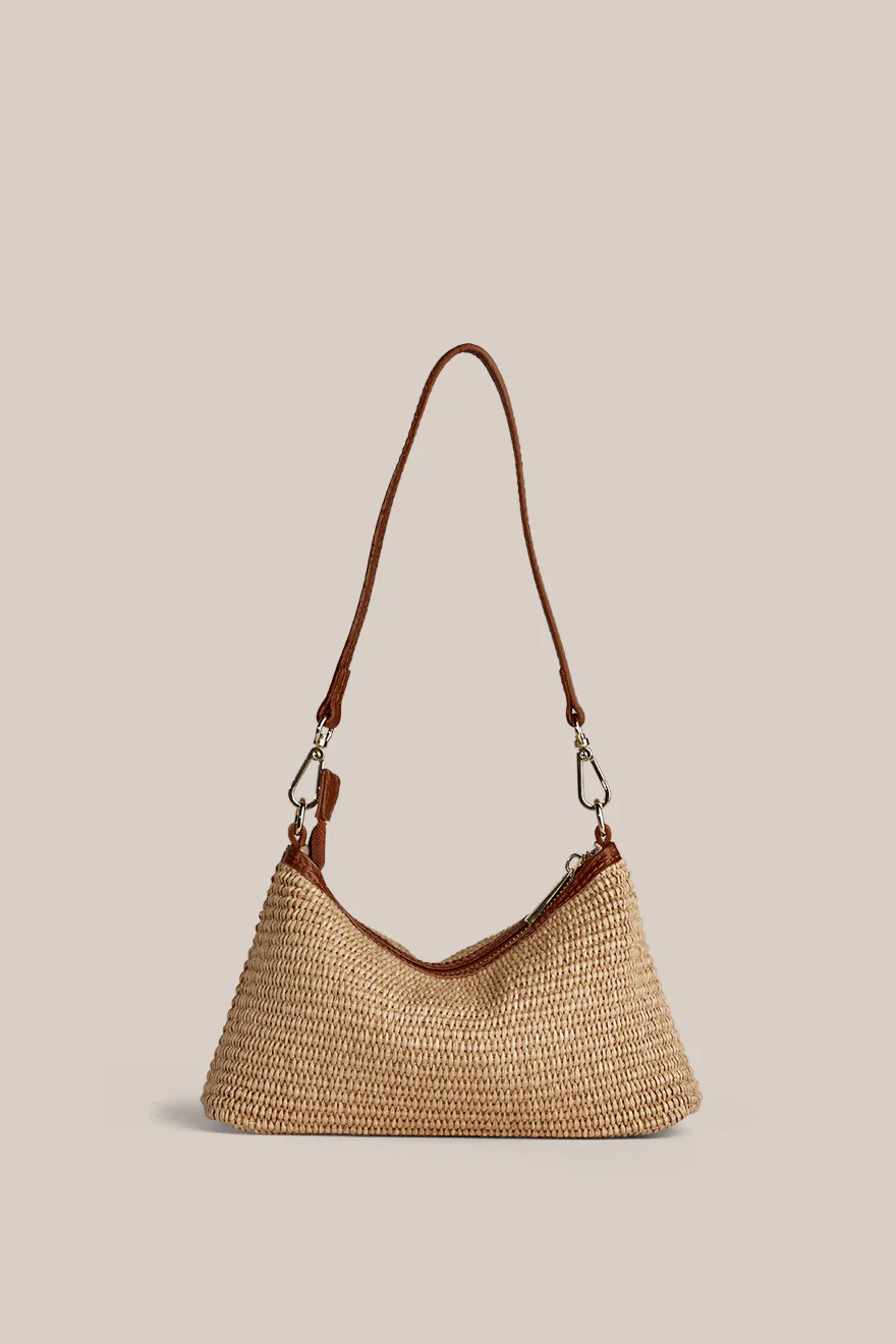 Ashley Tan Raffia Crossbody Bag – VESTIRSI | VESTIRSI