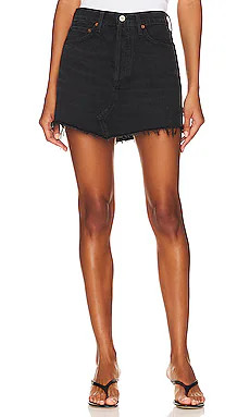 AGOLDE Parker Angled Hem Skirt in Beguile from Revolve.com | Revolve Clothing (Global)