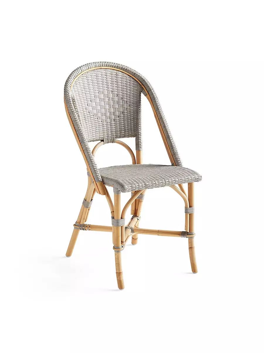 Sunwashed Riviera Rattan Dining Chair - Mist | Serena and Lily