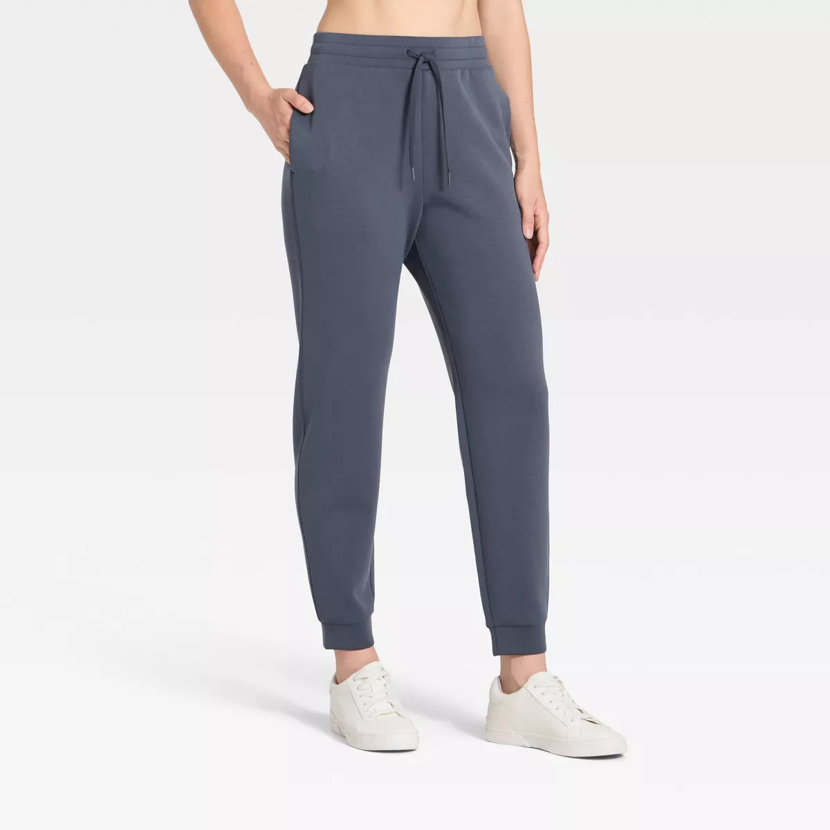 Women's Airy Sleek Jogger Sweatpants - All In Motion™ Navy Blue XS | Target