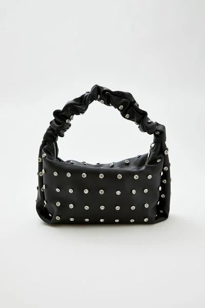 Faux Gem & Leather Handbag | Forever 21