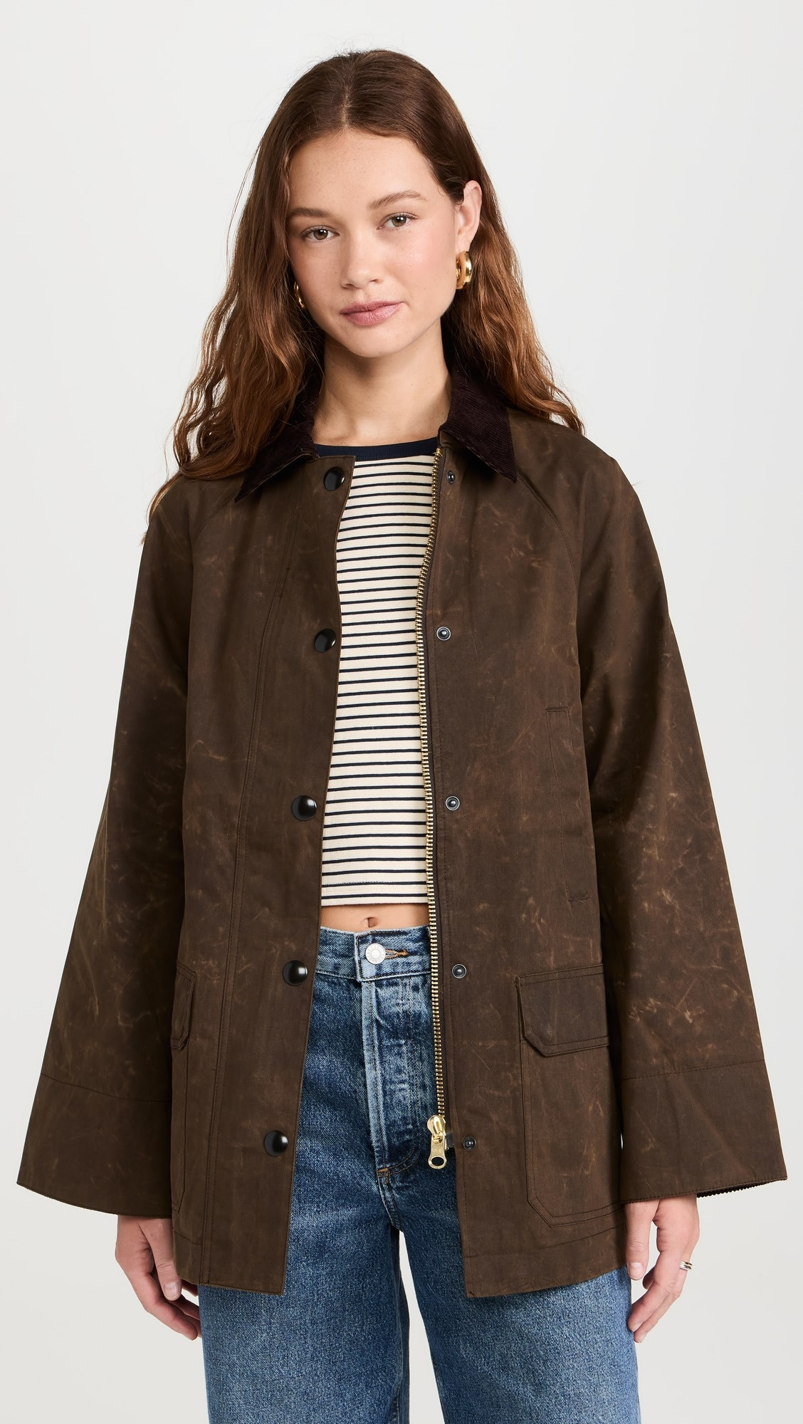Chiltern Street Barn Jacket In Waxed Cotton | Shopbop