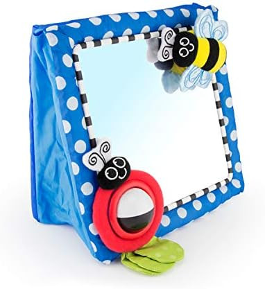 Sassy Tummy Time Floor Mirror | Developmental Baby Toy | Newborn Essential for Tummy Time | Great... | Amazon (US)