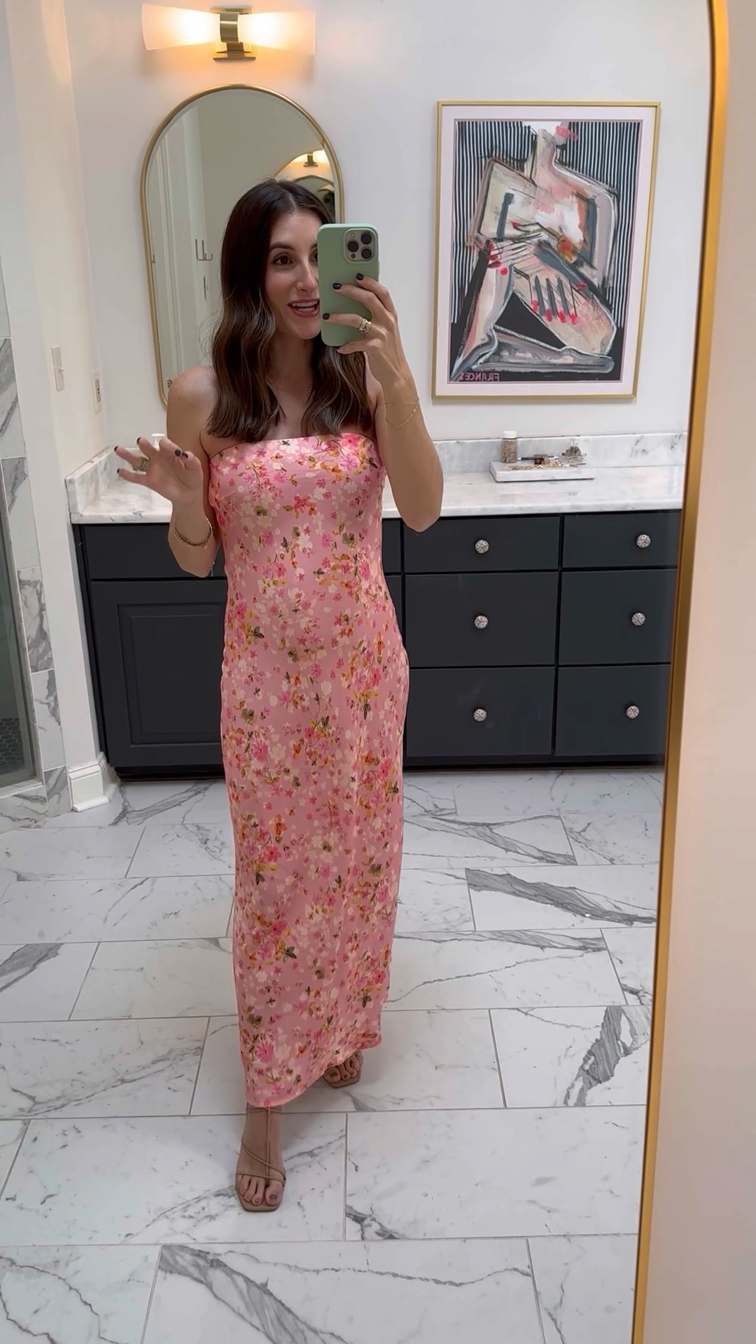 Spring/summer wedding guest dress! 🌸 wearing a small  

#LTKVideo #LTKwedding #LTKfindsunder100