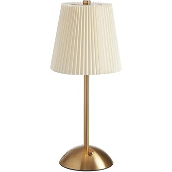 Portable Cordless Table Lamp, Fabric Shade Desk Lamps, 3000mAh Rechargeable Battery Operated Ligh... | Amazon (CA)
