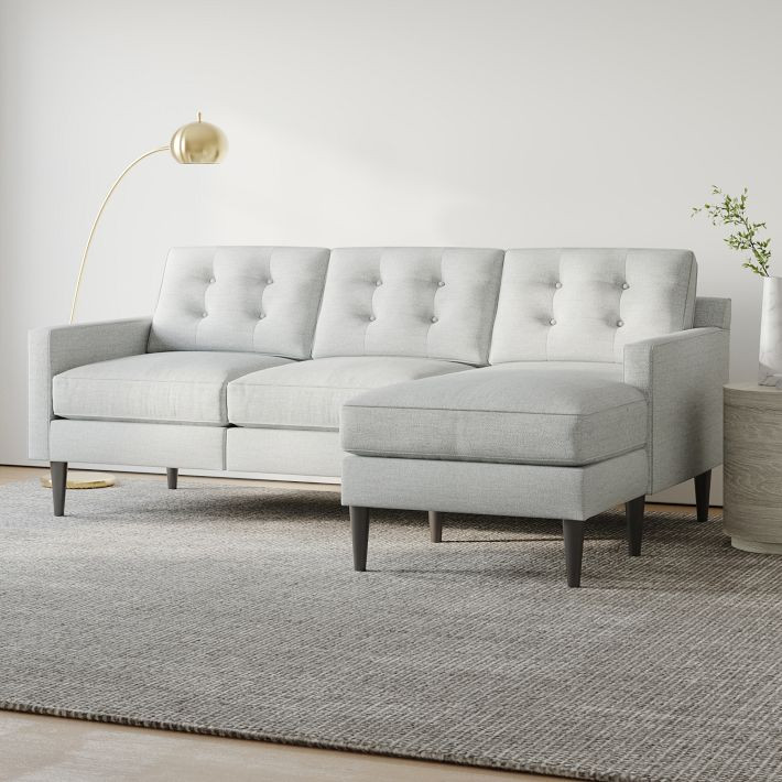 Drake 2-Piece Reversible Sectional (86") | West Elm (US)