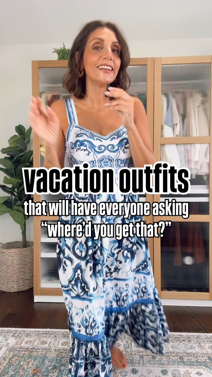 Vacation pieces from @Commense 
I am so happy I ordered from this brand! Each piece is so unique !
Great quality! Wearing small in everything!

#LTKOver40
