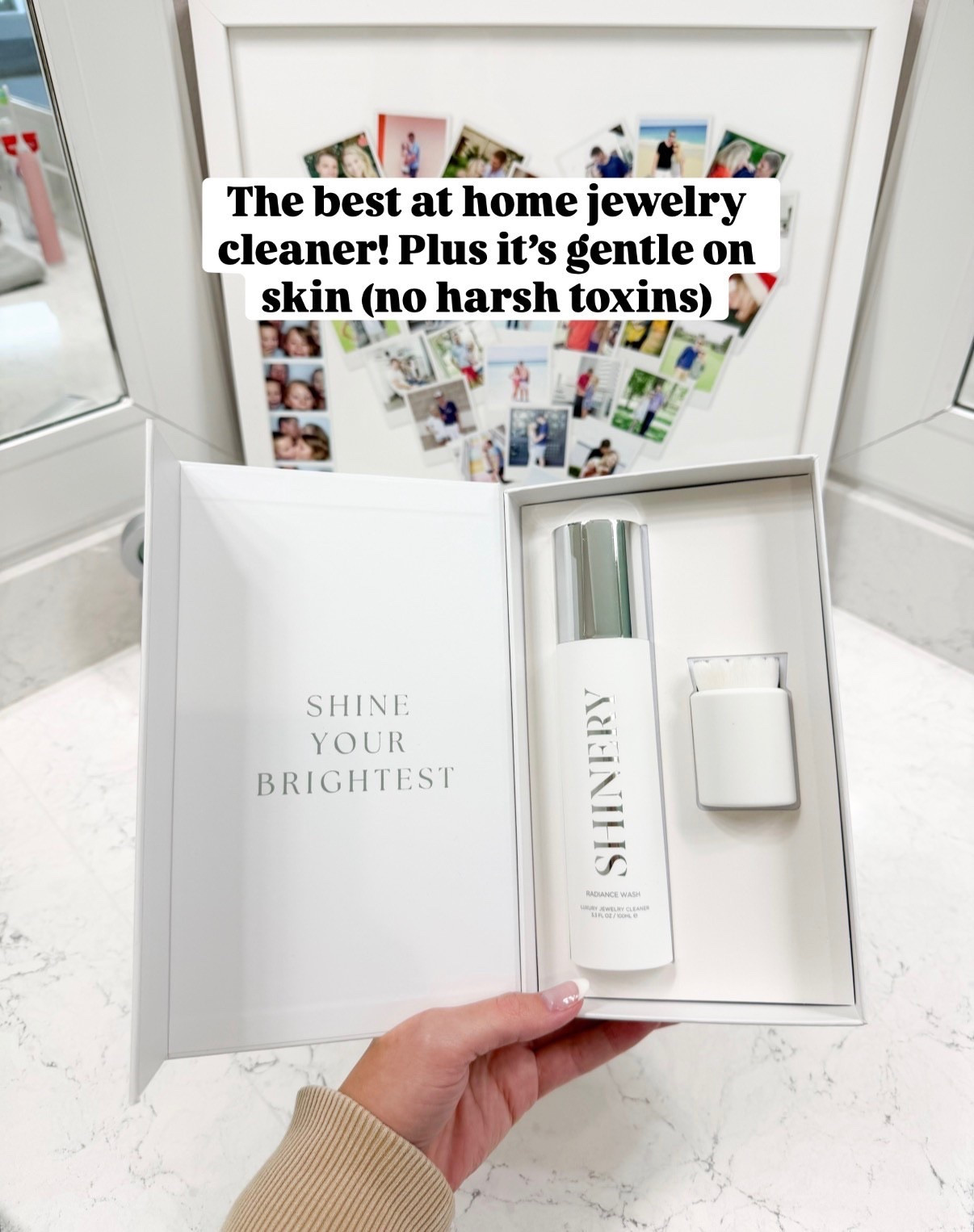 Little reminder to start the year off with clean Jewelry!
Shinery is my go to for at home Jewelry cleaning- gentle on my hands but does a great job cleaning my rings.

//
Jewelry cleaner

#LTKBeauty #LTKHome