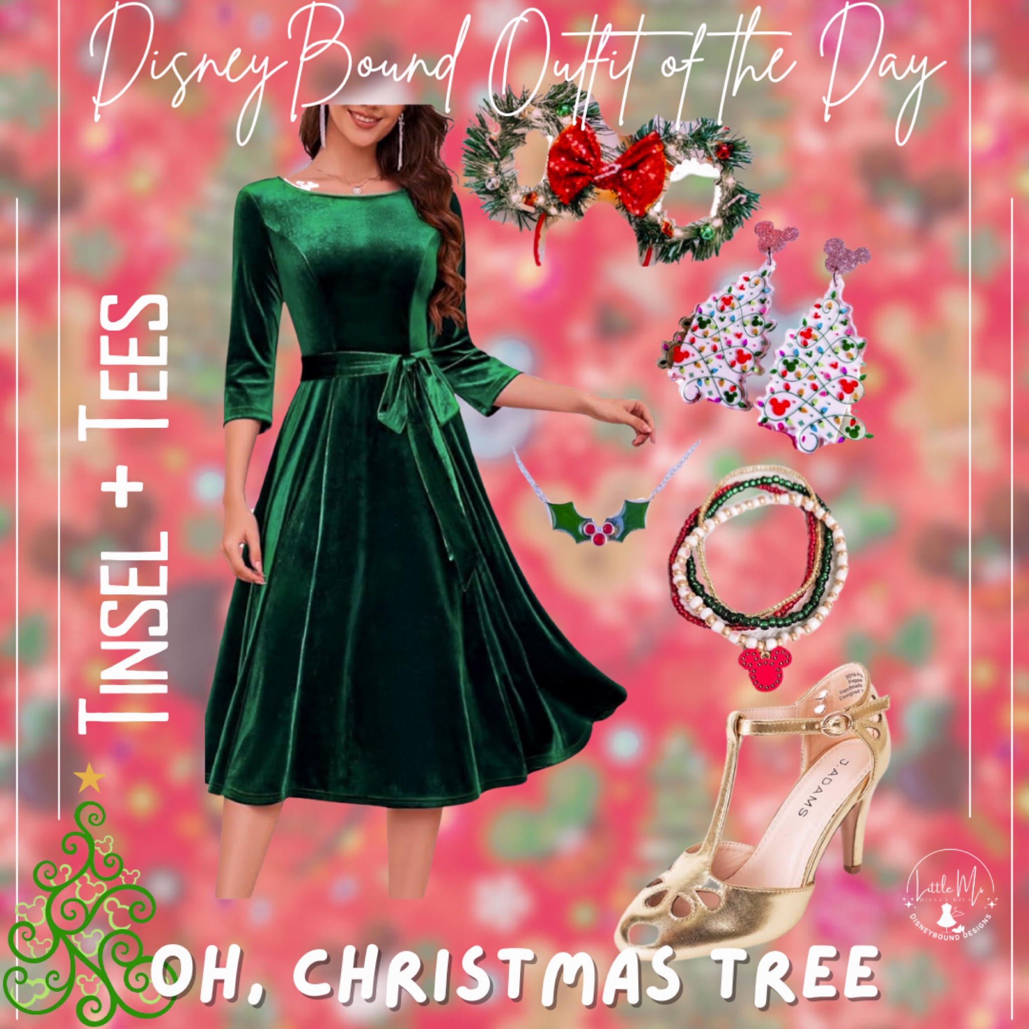 Jollywood Disney Bound Christmas Outfit 

#LTKMidsize #LTKSeasonal #LTKHoliday