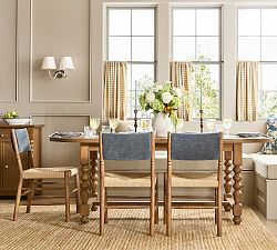 Chris Loves Julia Extendable Dining Table | Pottery Barn (US)