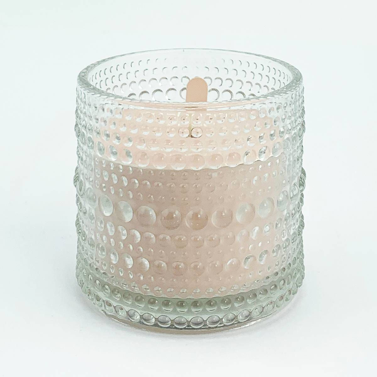 3.5oz Dot Textured Glass Candle Cashmere Rose -Bullseye's Playground™ | Target