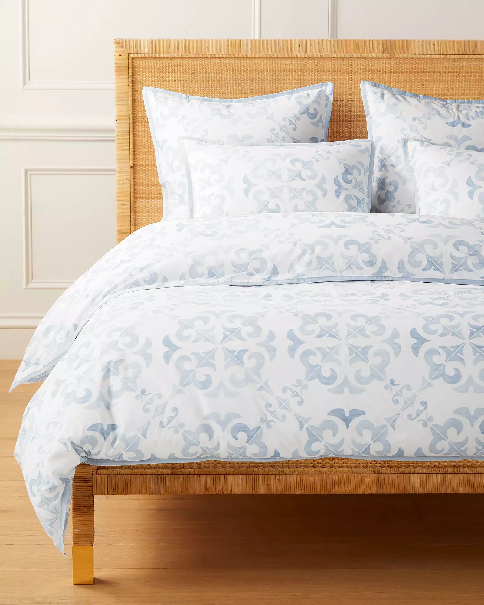 Wentworth Percale Duvet Cover | Serena and Lily