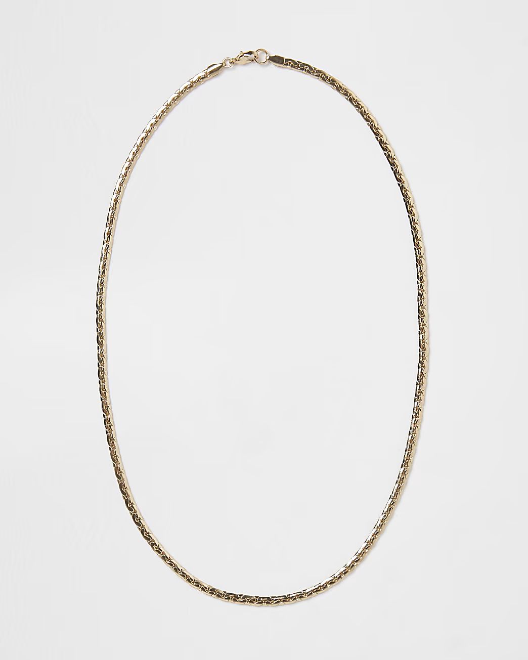 River Island Mens Gold chain necklace | River Island (US)