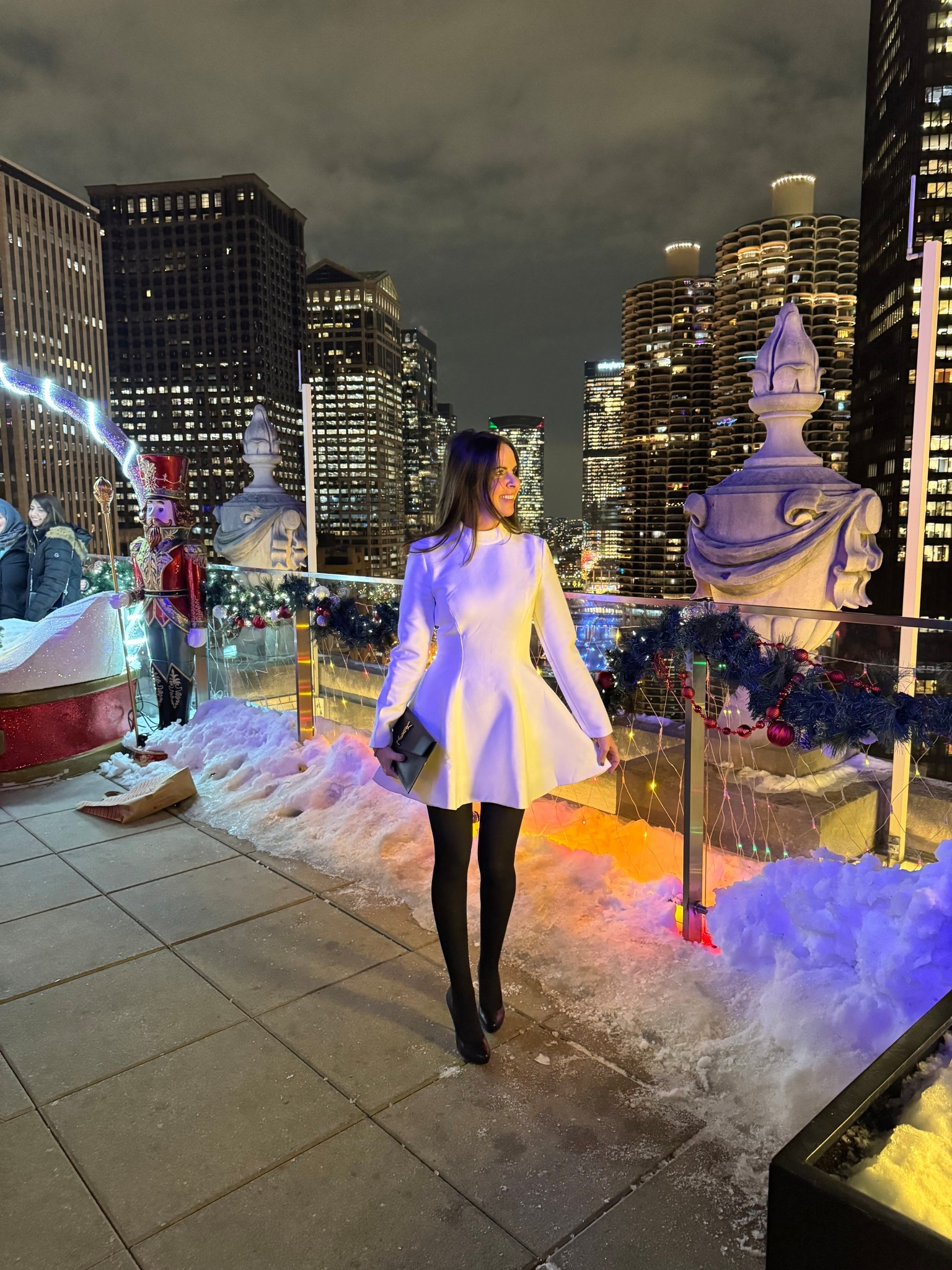 Chicago at Christmas time just hits different 🎄✨ The perfect quick getaway before the full holiday countdown. Lots of food, lots of drinks, lots of shopping… and yes, Tommy complained the whole time 😂 10/10, would do again.
Comment SHOP for outfit links 🛍️
#ChicagoTrip #ChicagoAtChristmas #HolidayGetaway #WinterTravel #CityGetaway #HolidayVibes #ChristmasTravel #ShopMyLook #OutfitLinks #TravelStyle #HolidayStyle #WeekendGetaway 


Chicago outfits 
Holiday look 
White dress  
New Year’s Eve 

#LTKdayinmylife #LTKHoliday #LTKgrwm
