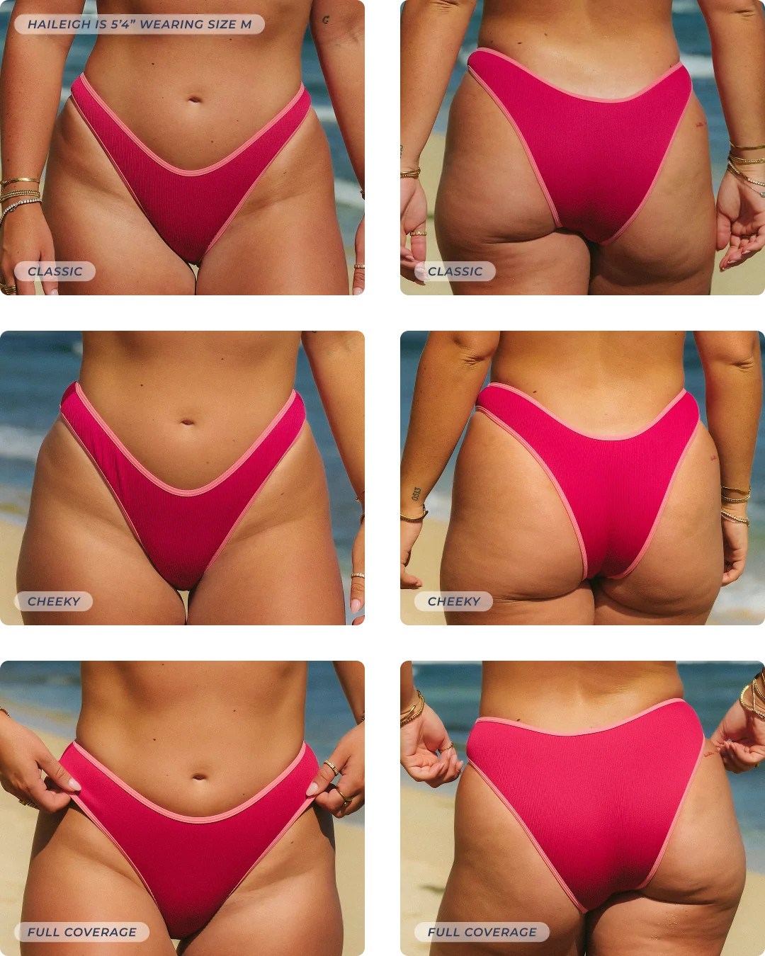 Mullberry Ribbed | Bottoms - All Styles | Honey Swim