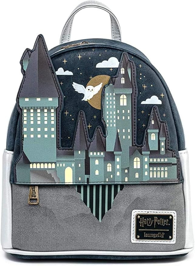Loungefly Harry Potter Hogwarts Castle Hedwig Womens Double Strap Shoulder Bag Purse | Amazon (US)
