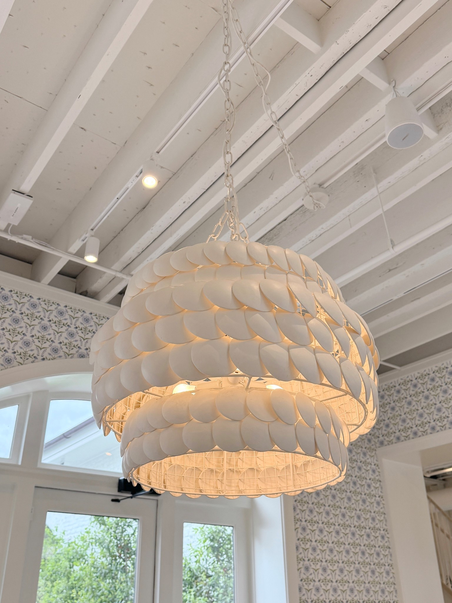Elegant coastal lighting moment! 🤍 The Pescadero Chandelier from Serena & Lily brings such a beautiful island-inspired feel with its layers of slivered coconut shell that let the light peek through like soft sunbeams. 🌤️ A stunning statement piece for a contemporary coastal space. 🌊 Sale alert—linked this chandelier and more coastal lighting options! ✨ #SerenaAndLily #Lighting #Chandelier

#LTKHome #LTKSeasonal #LTKSaleAlert
