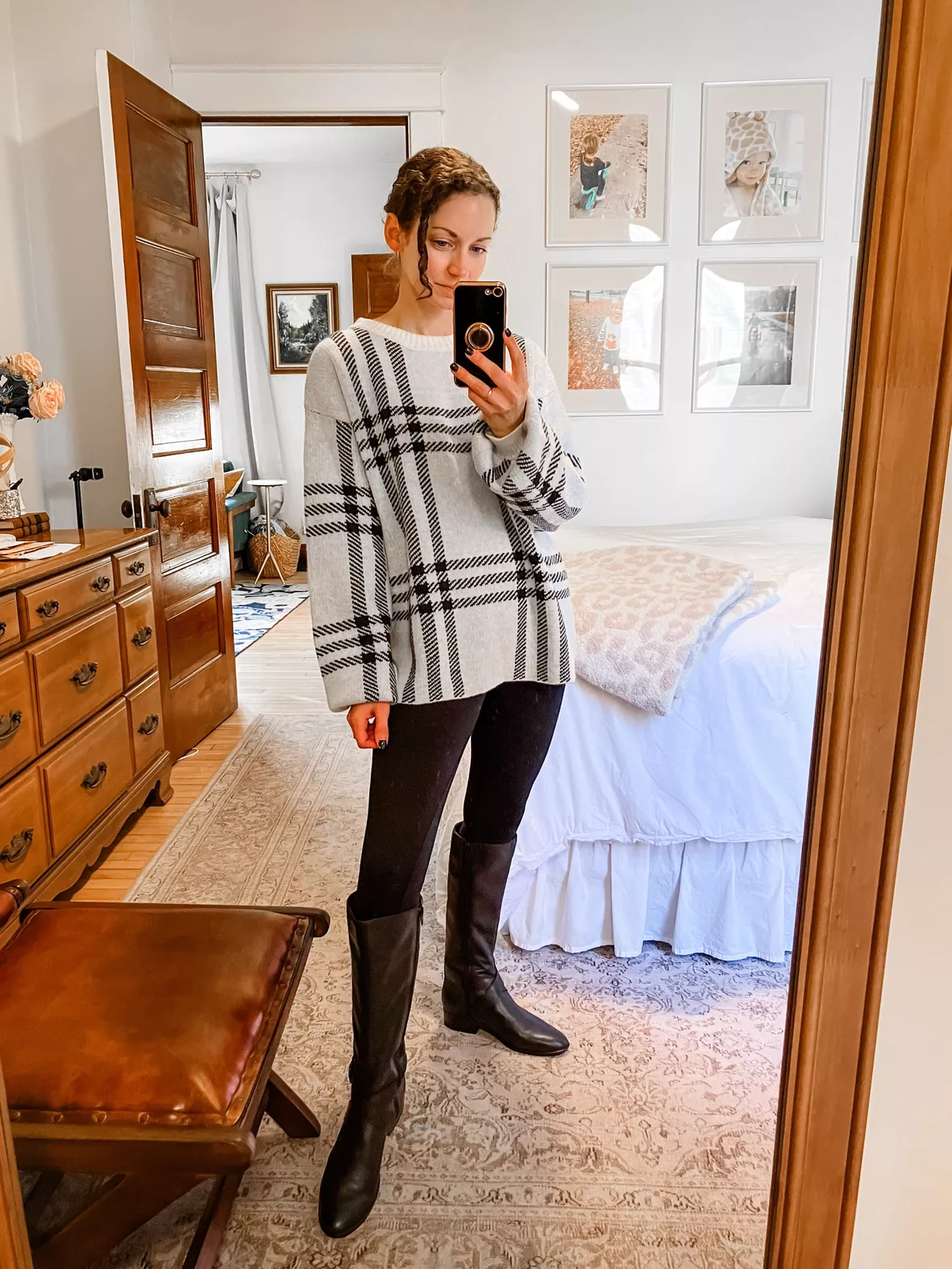 Classic Plaid Round Neck Knit … curated on LTK