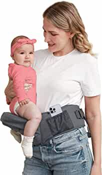 Baby Hip Carrier, BABYMUST Toddler Hip Carrier for Baby Child with Adjustable Long Waistbands, Va... | Amazon (US)