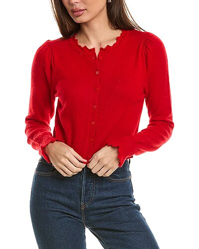 Button Front Cashmere Cardigan | Rue La La