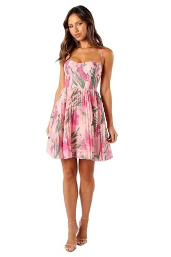 Petal & Pup Women's Achanti Mini Dress, Pink Floral | Amazon (US)