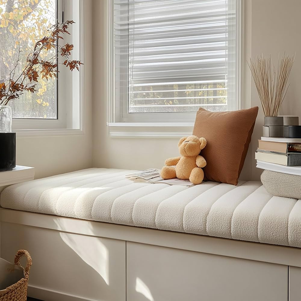 ShadeMart Custom Size Window Seat Cushions for Indoor Furniture, Waterproof Anti-Scratch Bay Wind... | Amazon (US)