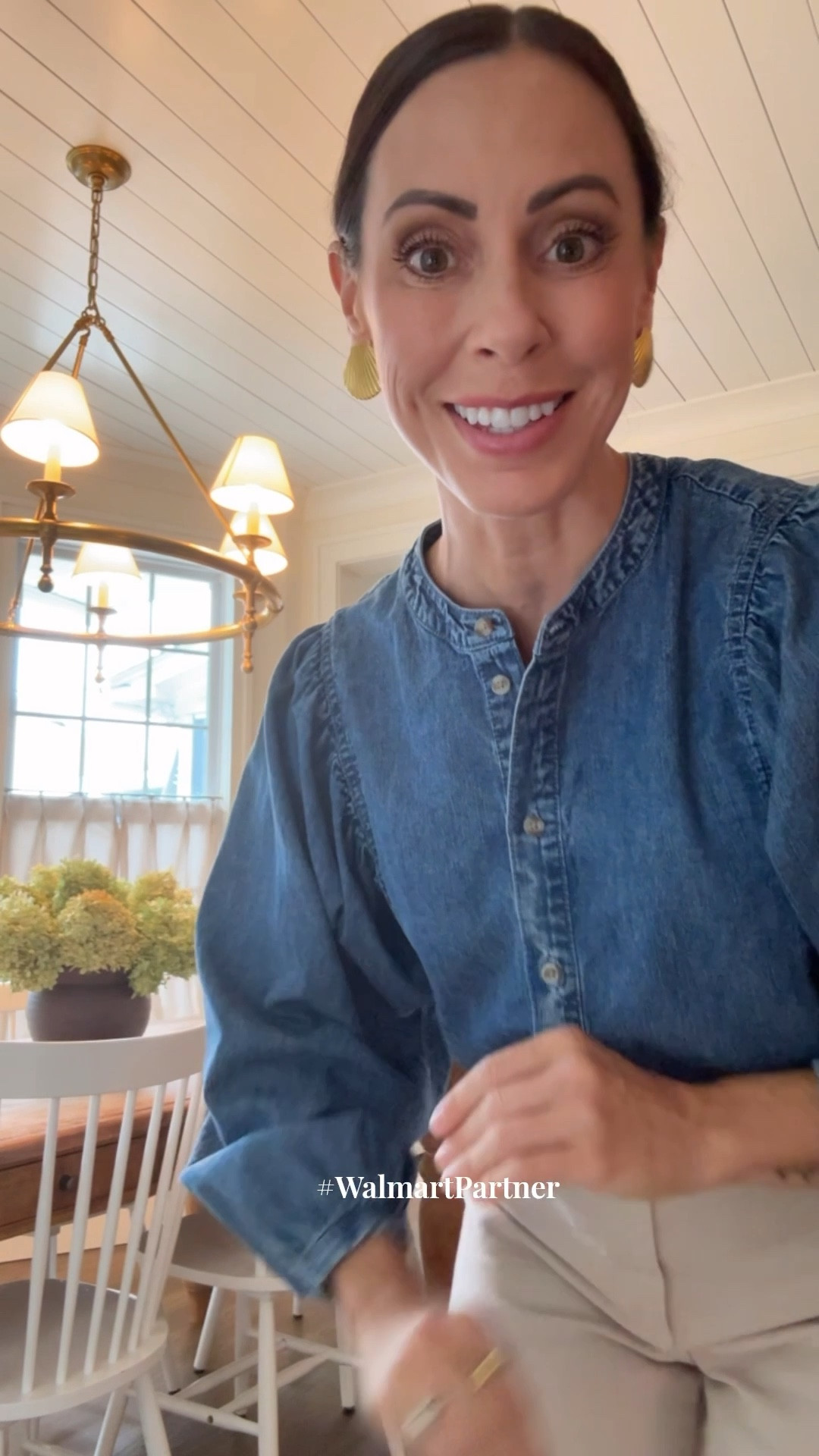 This new arrival on Walmart is so beautiful! #WalmartPartner I’m wearing a small- it comes in black also. @walmartfashion #walmartfashion 

#LTKStyleTip #LTKWorkwear #LTKOver40