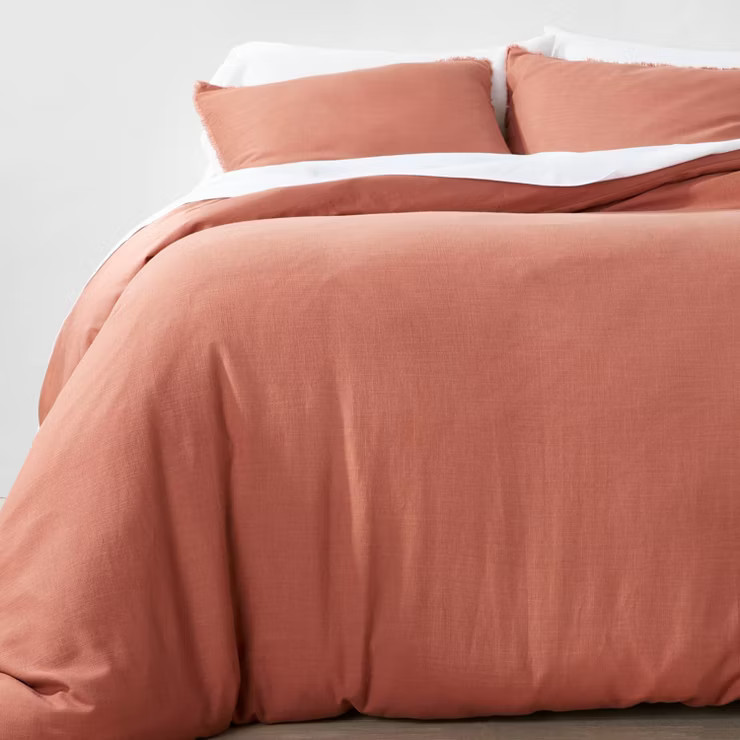 Heavyweight Linen Blend Duvet Cover & Pillow Sham Set - Casaluna™ | Target