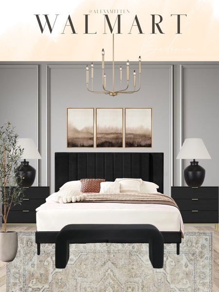 Walmart Master Bedroom Inspo 

Walmart | Modern | Modern Organic | Bed Frame | Black and Gold bedroom | Home Decor | Home inspo | black nightstands | ottoman bench | moody bedroom | gold chandelier 



#LTKfamily #LTKhome #LTKfindsunder100