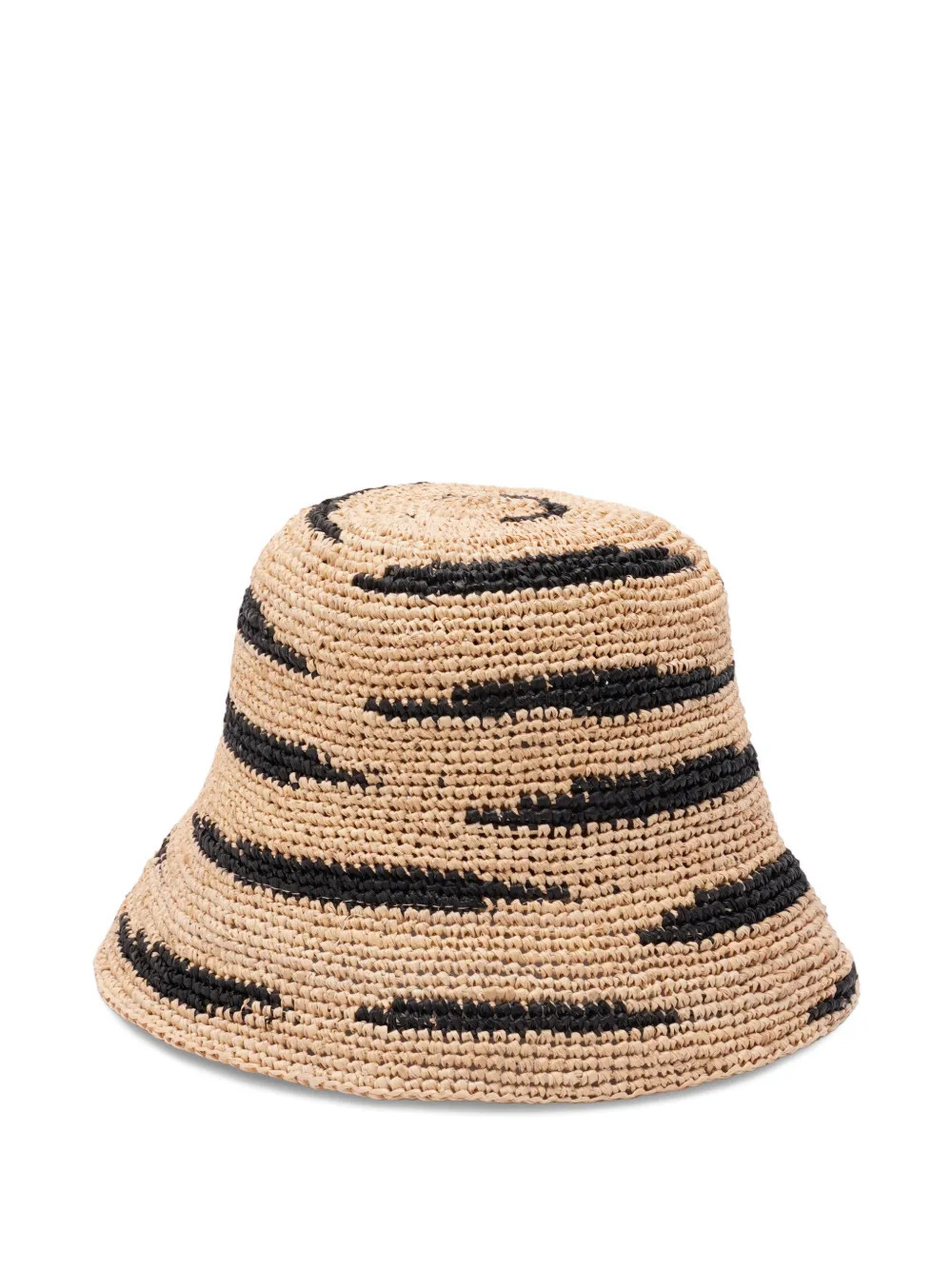 zebra raffia hat | Farfetch Global