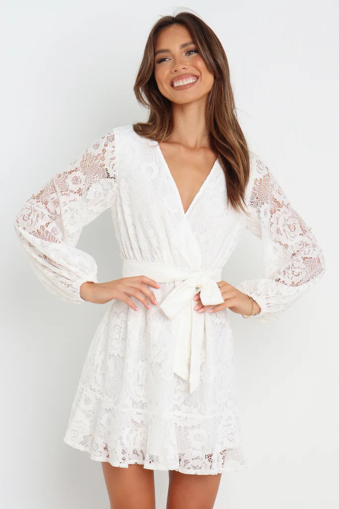 Aria Dress - White | Petal & Pup (US)