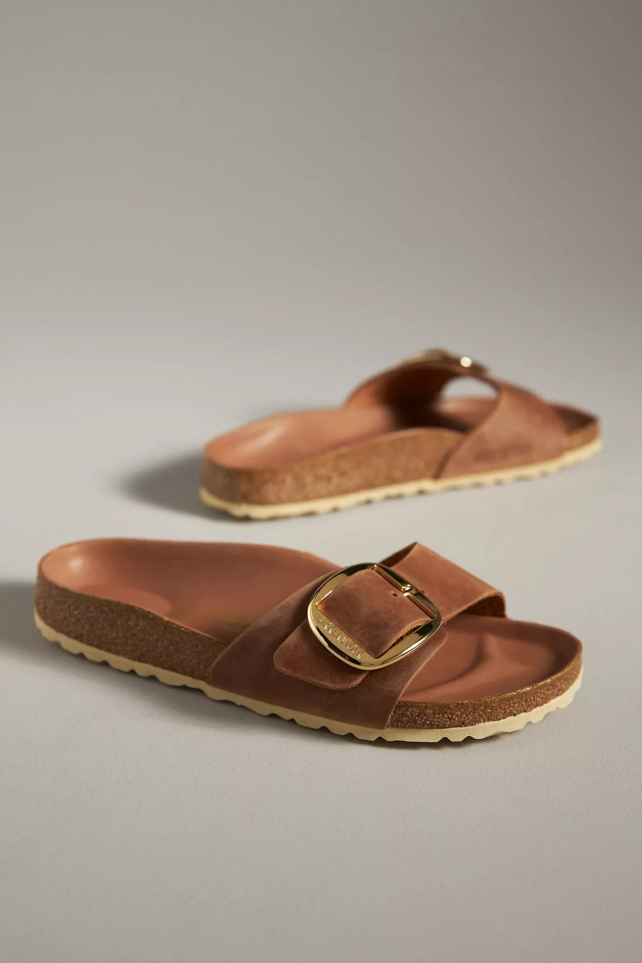 Birkenstock Madrid Big Buckle Nubuck Sandals | Anthropologie (US)