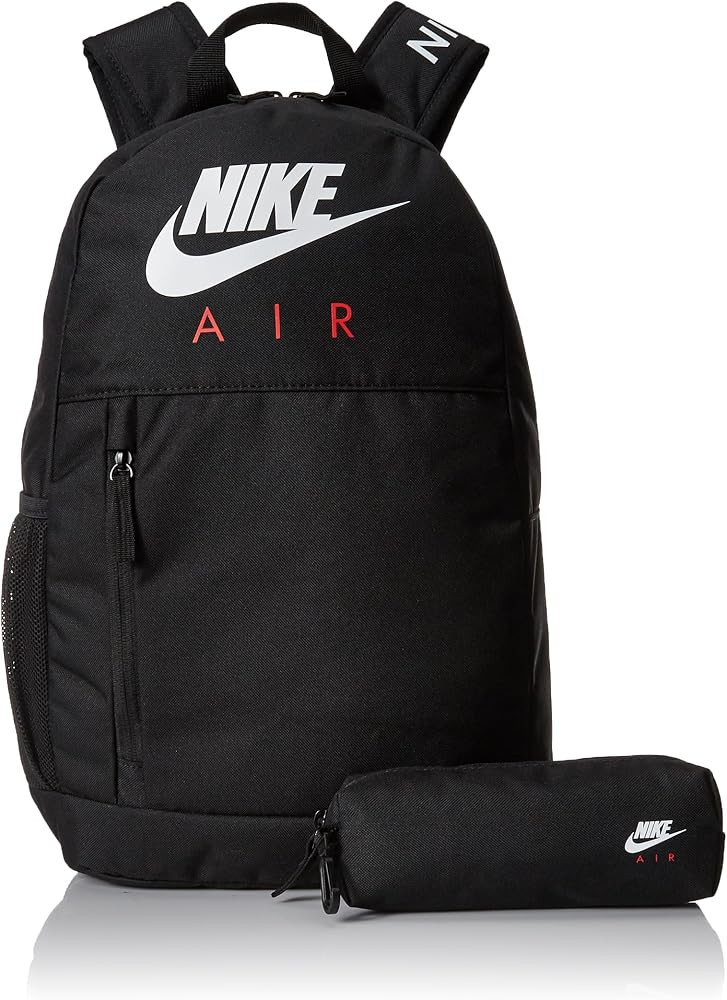 Nike Y NK ELMNTL BKPK - SMU SP23, Black/Black/(University RED), One Size | Amazon (UK)