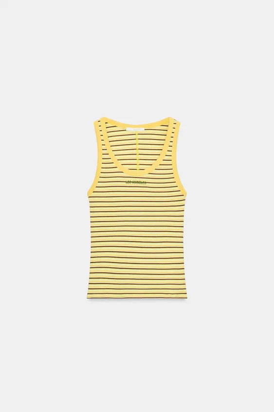STRIPED TEXTURED TOP | Zara US