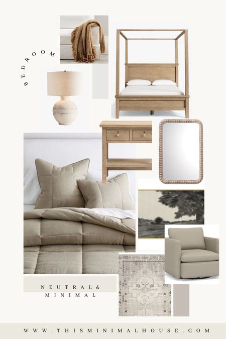 Spruce up your space with chic neutral bedroom furniture and decor. Get ready to transform your room into a serene oasis of style! #neutralbedroom #minimalbedroom #calmbedroom 

#LTKfindsunder50 #LTKfindsunder100 #LTKhome