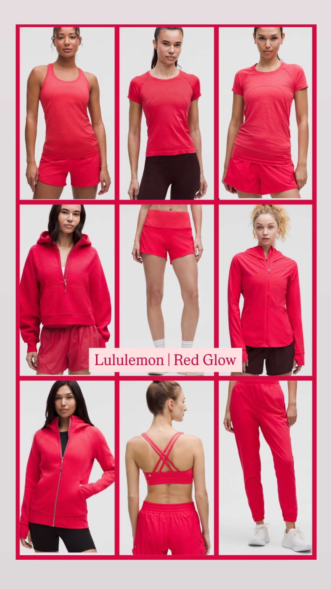 Lululemon Red Glow

Verified coral red for HOC Summer and HOC Springs (also light spring and light summer)

#LTKStyleTip