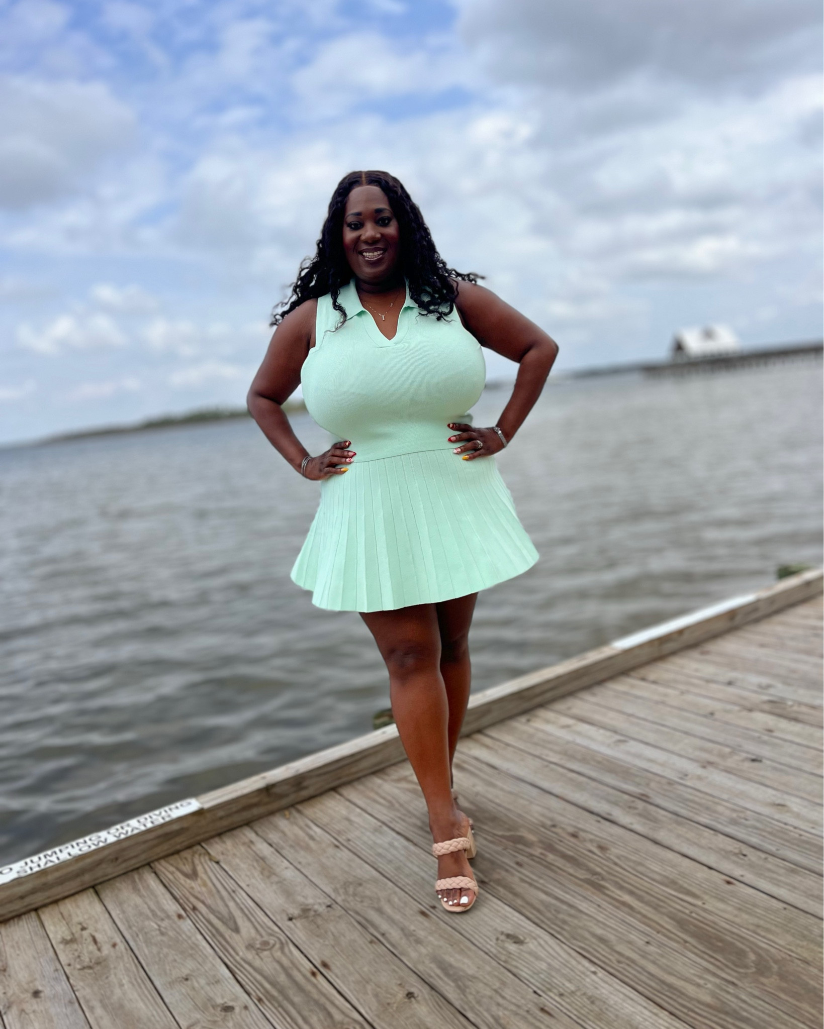 Why be a thin mint when you can be a thicc mint? TING✨💚

I am OBSESSED with this knit set from the Target Spring Garden Collection! So chic and so pretty! I wore this to an art festival over the weekend but this is so versatile it can be worn to a baby shower, golf outing, social club event, etc. 

It is TTS. I am wearing the XXL in top and bottom. Bottoms are long enough in back that my 🍑 didn’t give anyone a show! 😆 I’m 5’5 and I typically wear size 17/18. 

I also have this set in black!🖤 

#LTKStyleTip #LTKPlusSize #LTKMidsize