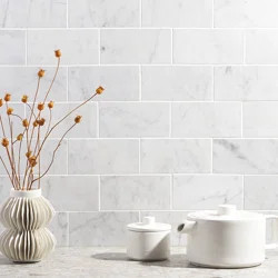 Ivy Hill Tile Carrara 3" x 6" Marble Subway Tile | Wayfair North America
