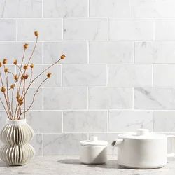 Ivy Hill Tile Carrara 3" x 6" Marble Subway Tile | Wayfair North America